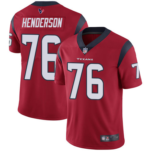 Houston Texans Limited Red Men Seantrel Henderson Alternate Jersey NFL Football 76 Vapor Untouchable